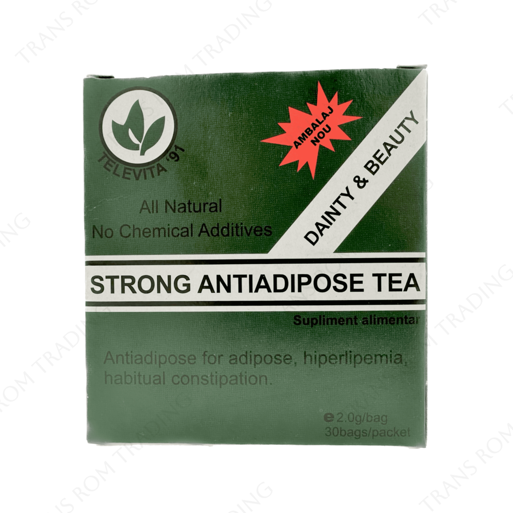 Ceai antiadipos Strong, 30 plicuri x 2g, Televita