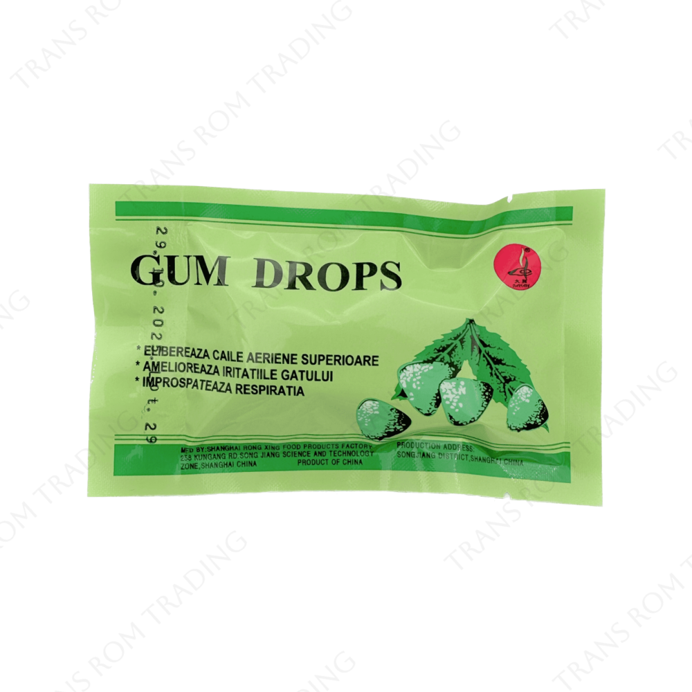 Dropsuri moi pentru gât antitusive Gum Drops, 40g, Naturalia Diet