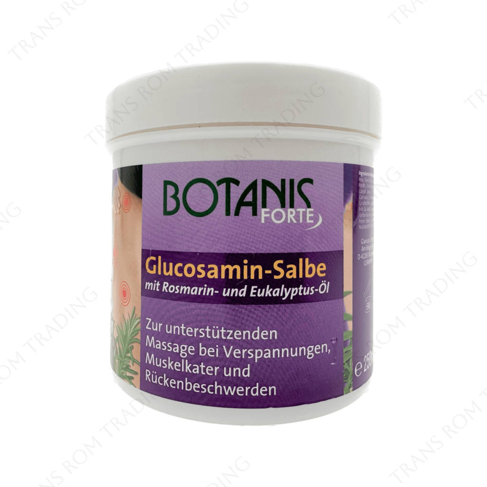 Cremă cu Glucozamină Botanis Forte, 250ml, Glancos Cosmetics