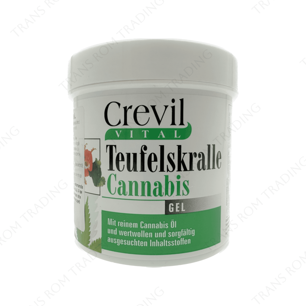 Gel cu extract de Gheara Diavolului și Canabis, 250ml, Crevil Cosmetics