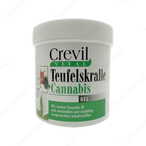 Gel cu extract de Gheara Diavolului și Canabis, 250ml, Crevil Cosmetics