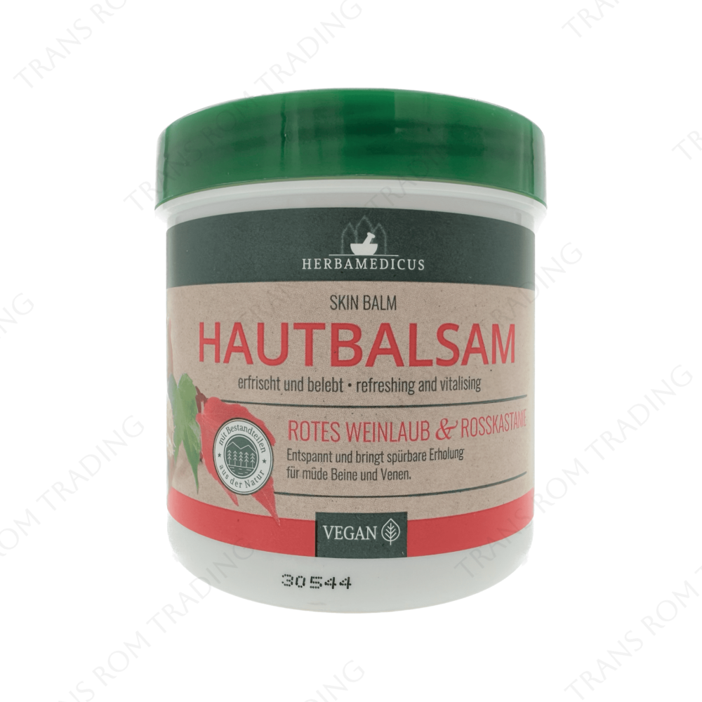 Balsam cu extract de Viță de Vie Roșie și Castane Sălbatice, 250ml, Herbamedicus