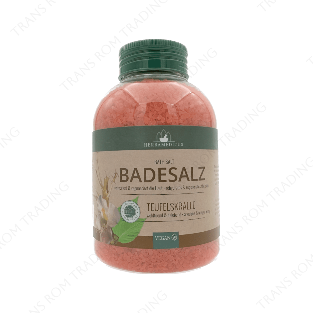 Sare de baie cu Gheara Diavolului, 575g, Herbamedicus