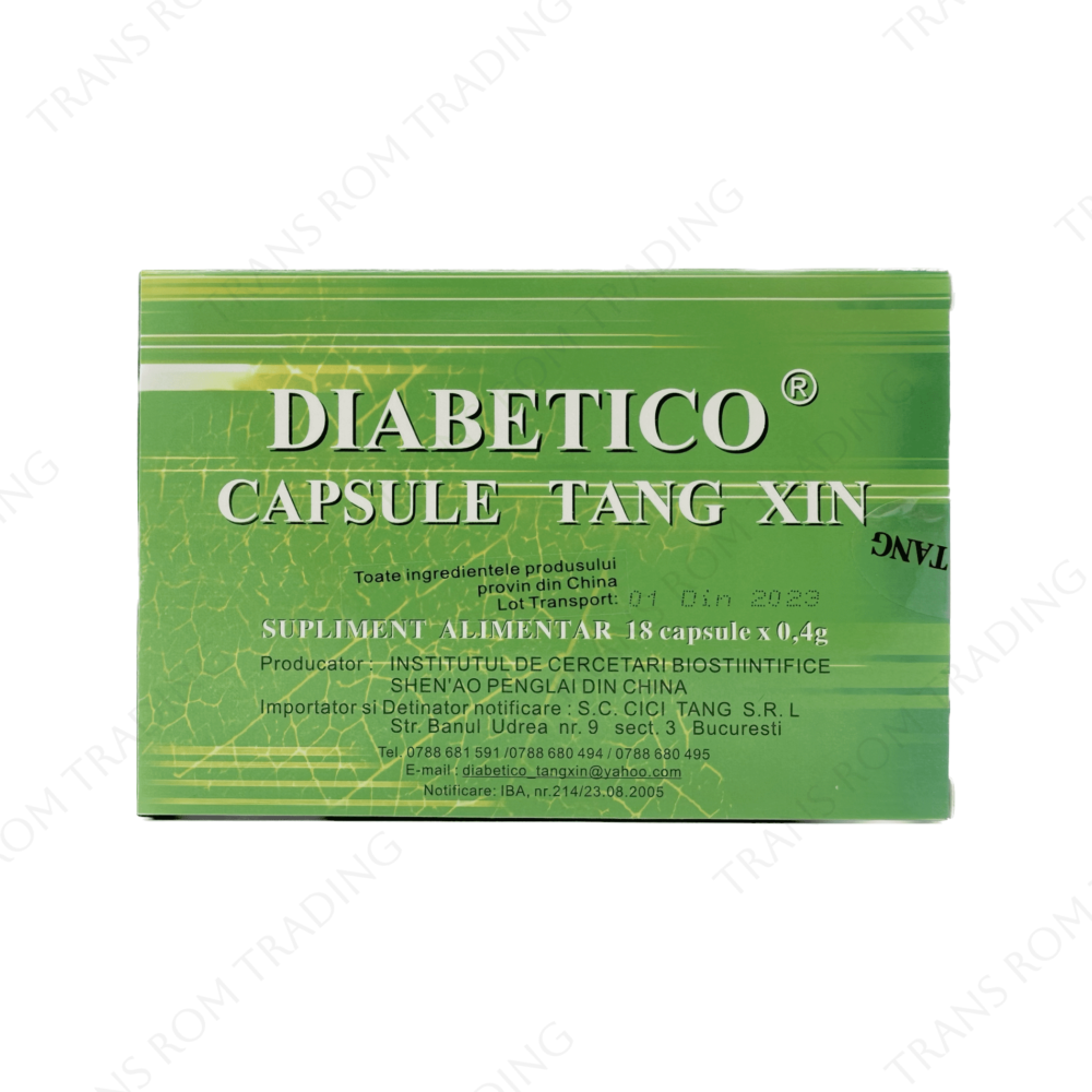 Supliment Diabetico, 18 capsule, Tang Xin