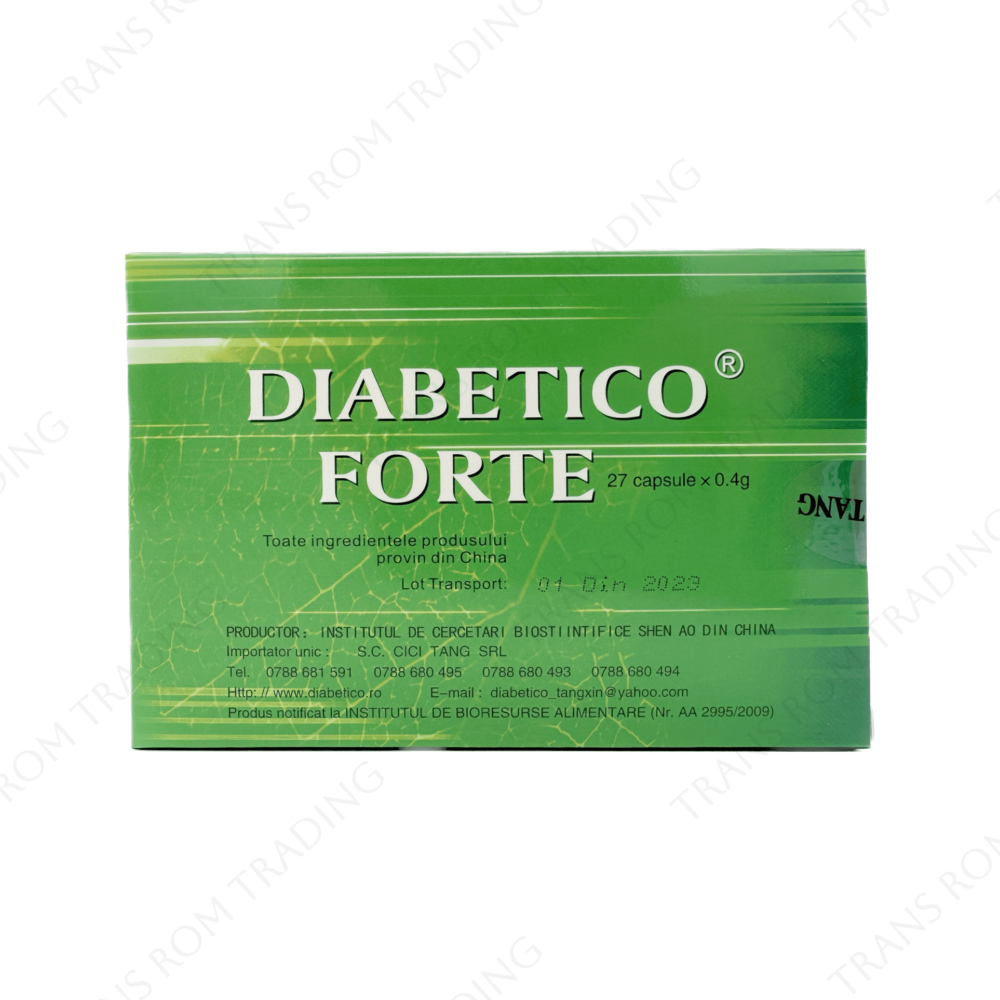 Supliment Diabetico Forte, 27 capsule, Tang Xin