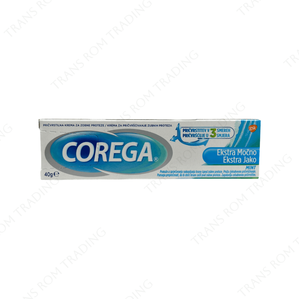 Cremă adezivă pentru proteza dentară Corega Extra Fixare , 40g, GSK